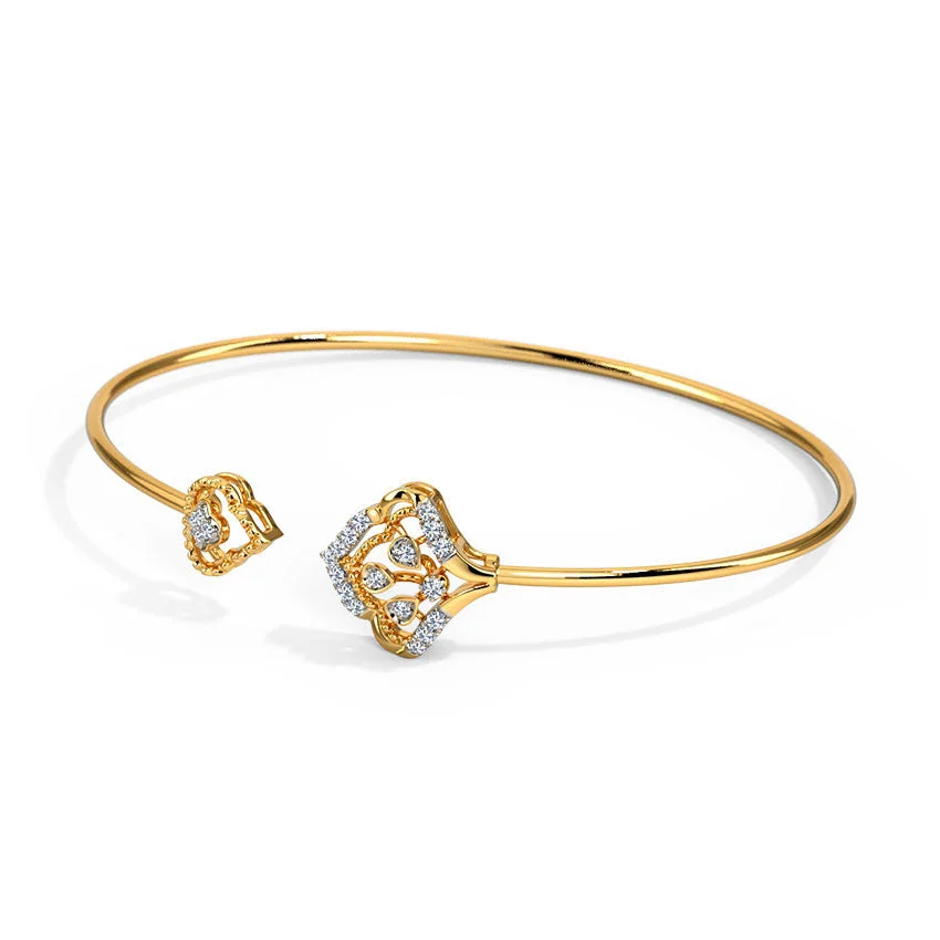 : Celestria Crown Diamond Bracelet