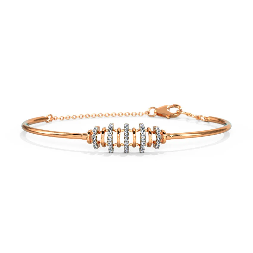 Eternelle Spiral Diamond Bracelet