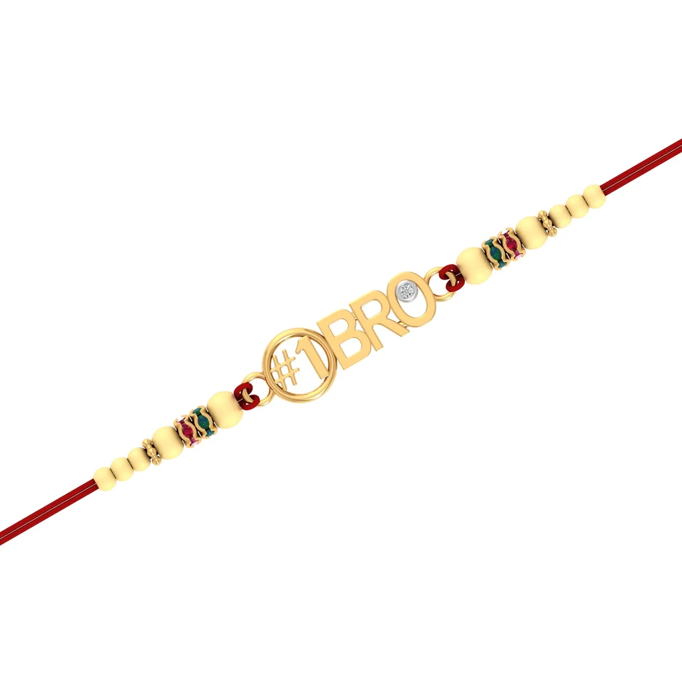 No.1 Brother Diamond Rakhi