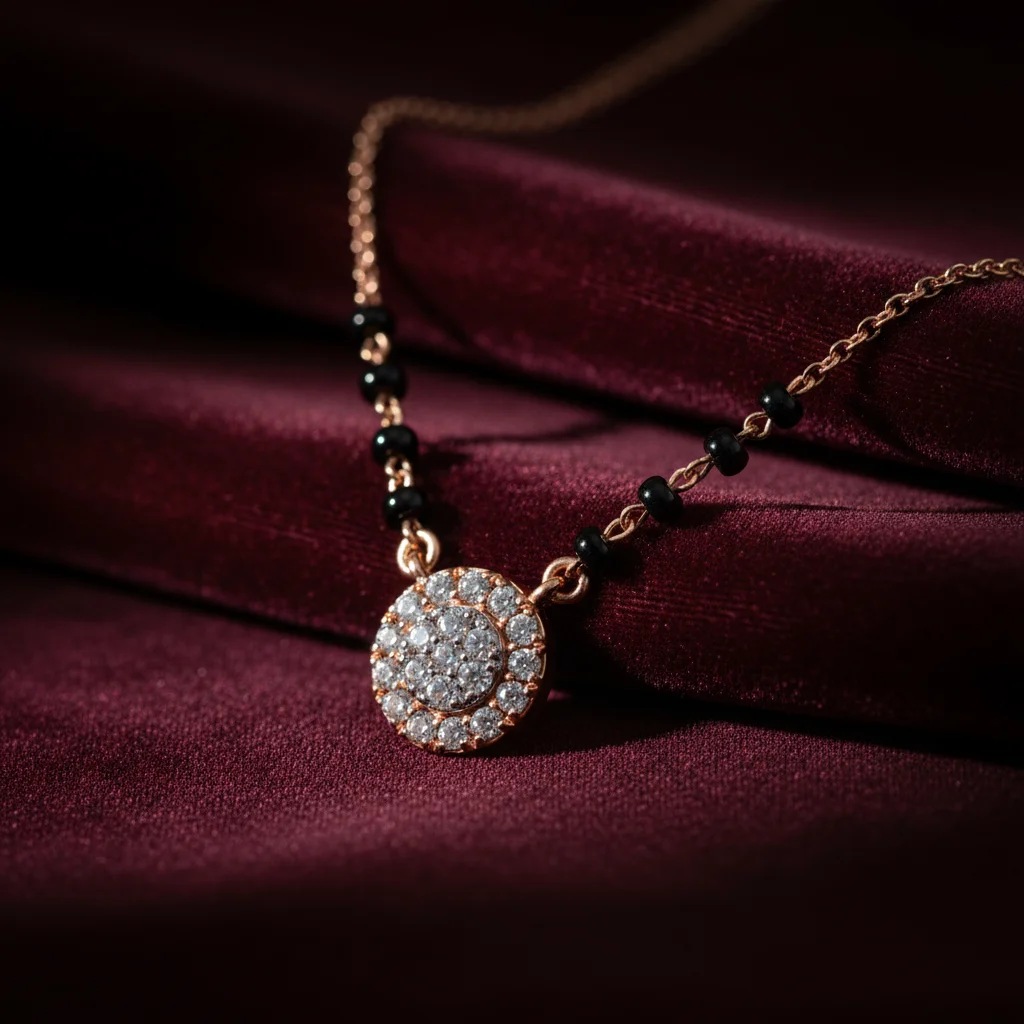 Aura Crystal Mangalsutra