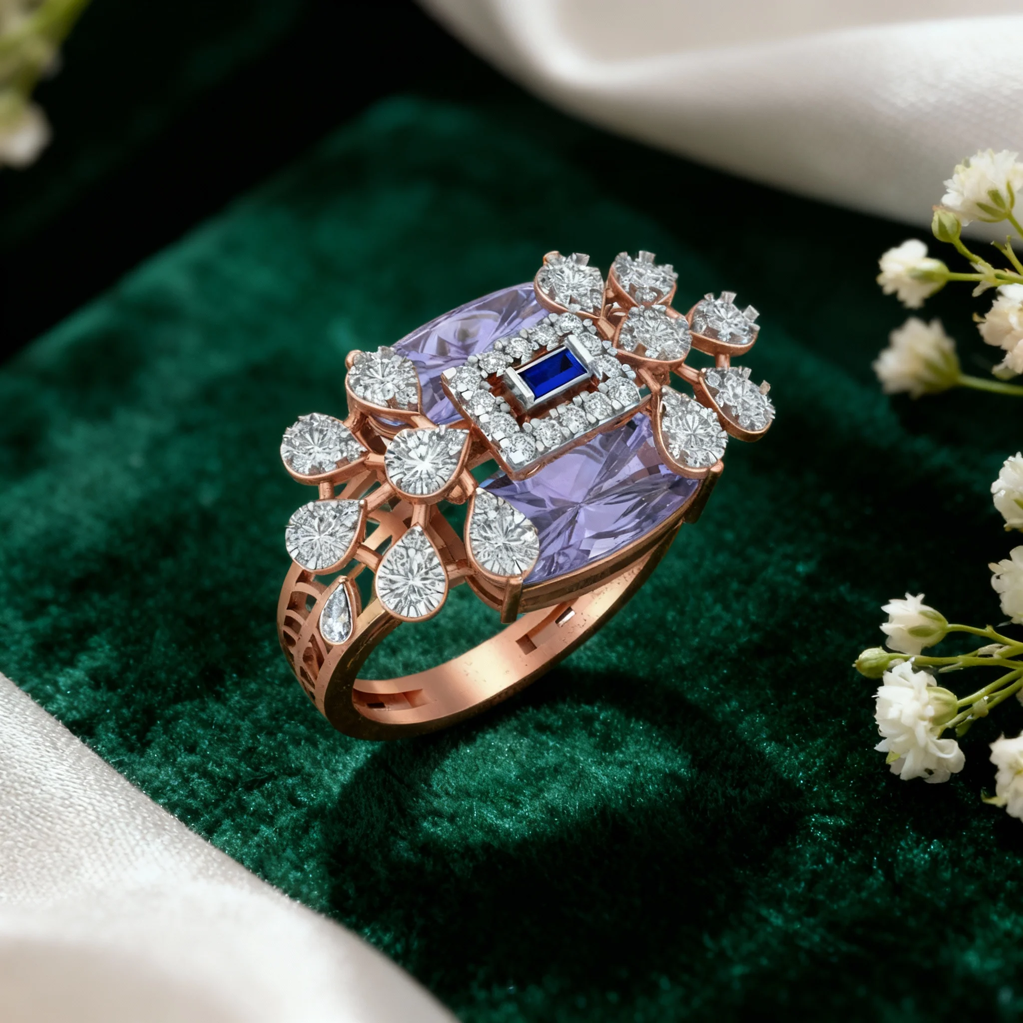 Empress's Garden Multi-Gemstone Ring