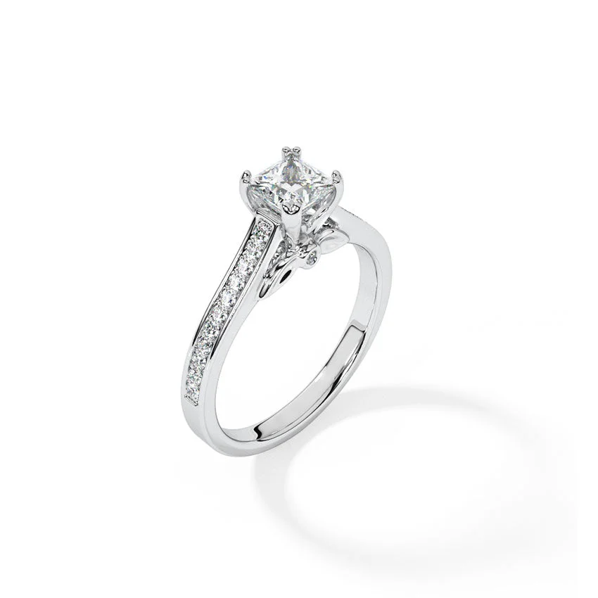 Aurora Princess Diamond Ring
