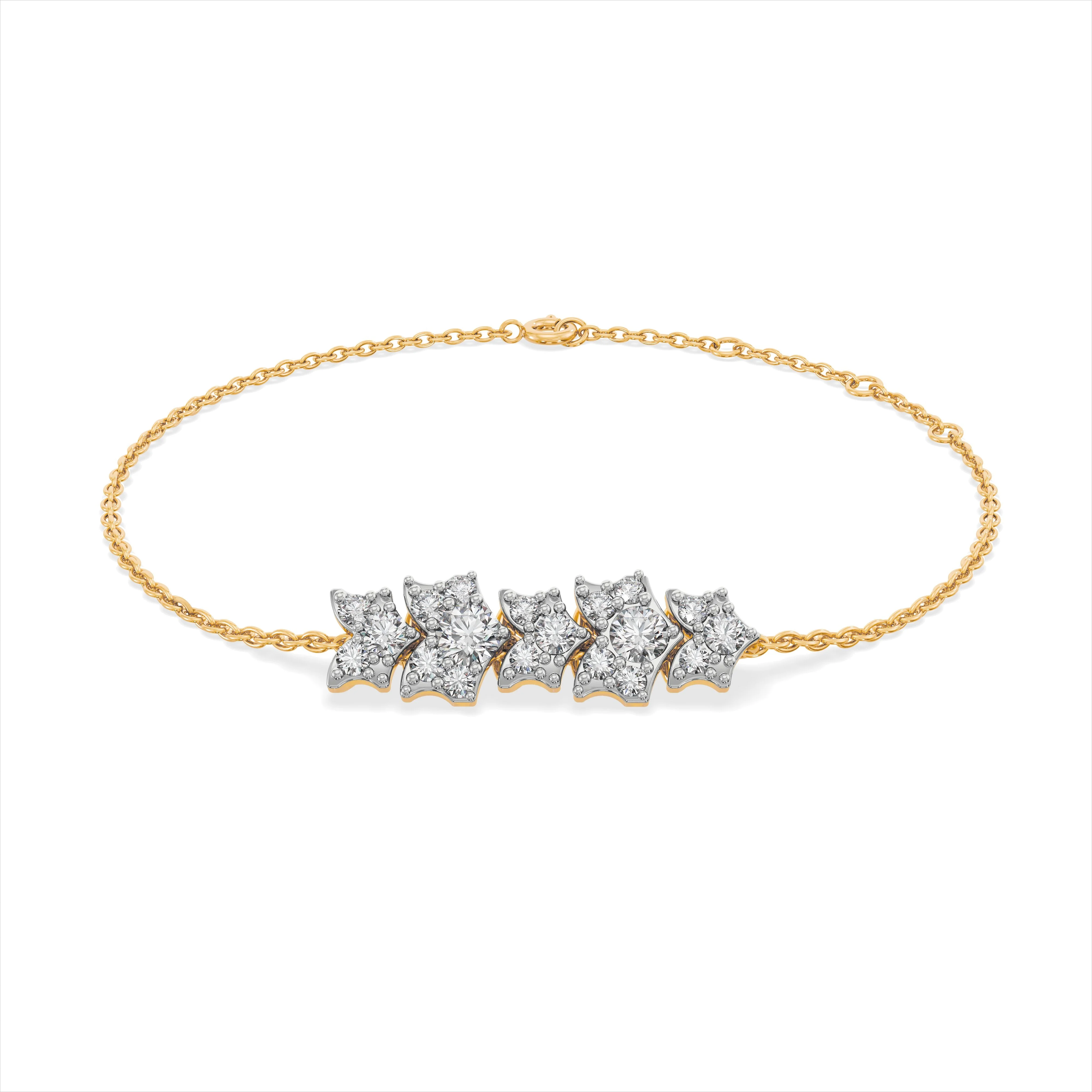 Stellar Bloom Diamond Bracelet