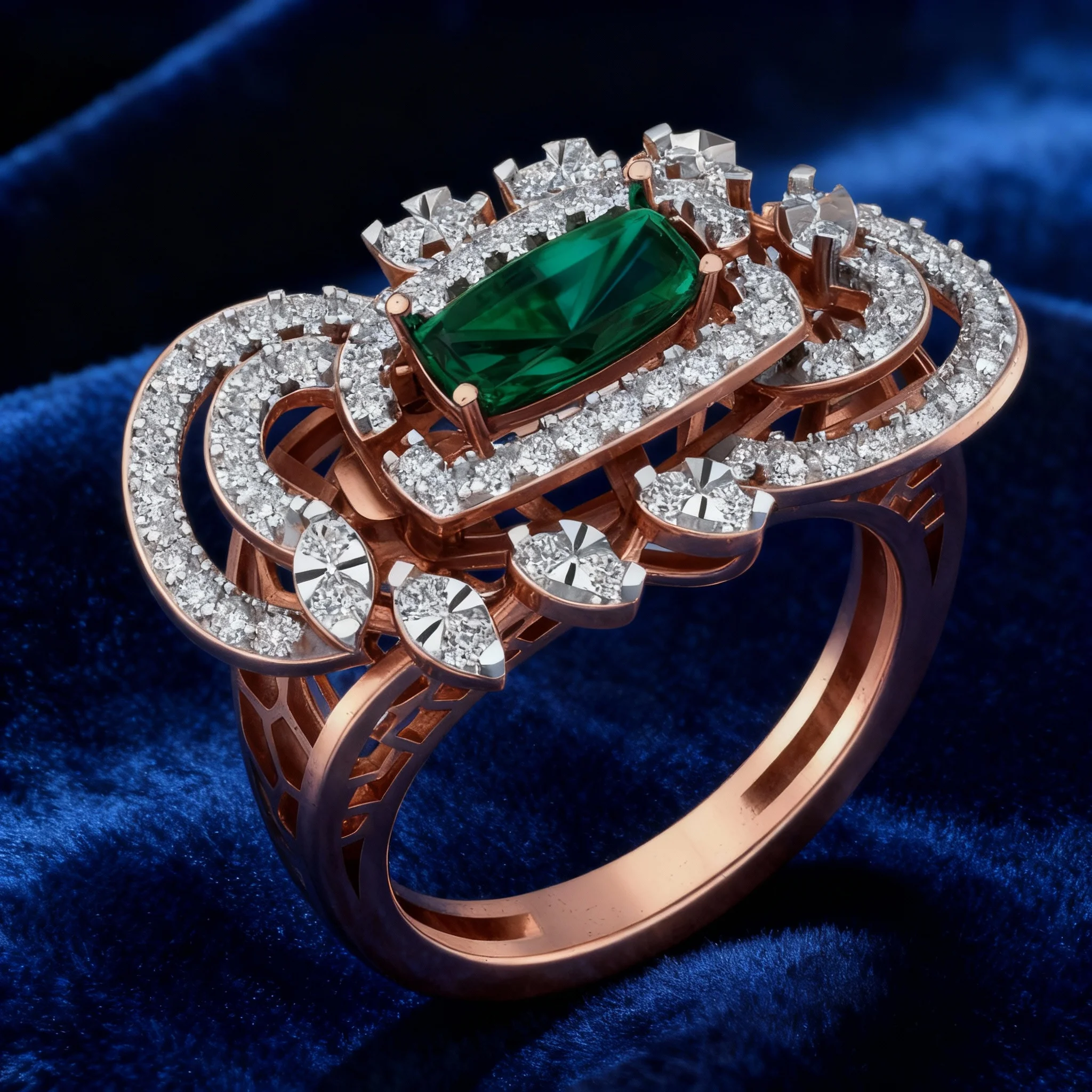 Verdian Regalia Emerald Diamond