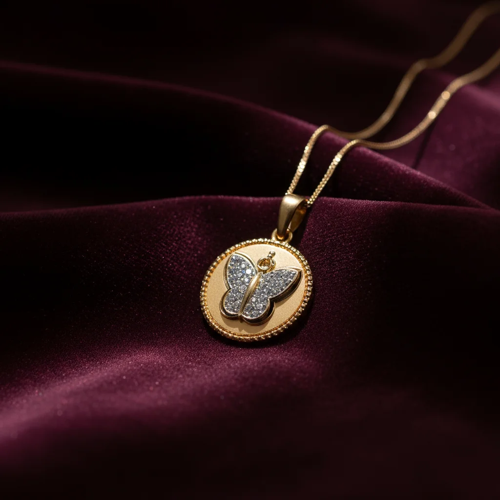 Aurelia Butterfly Medallion