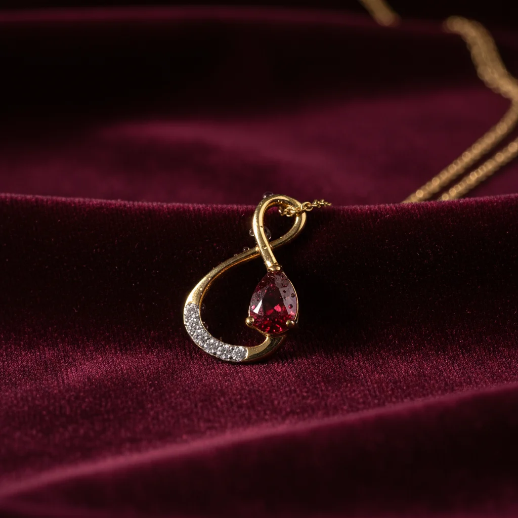 Seraphina Ruby Embrace Pendant