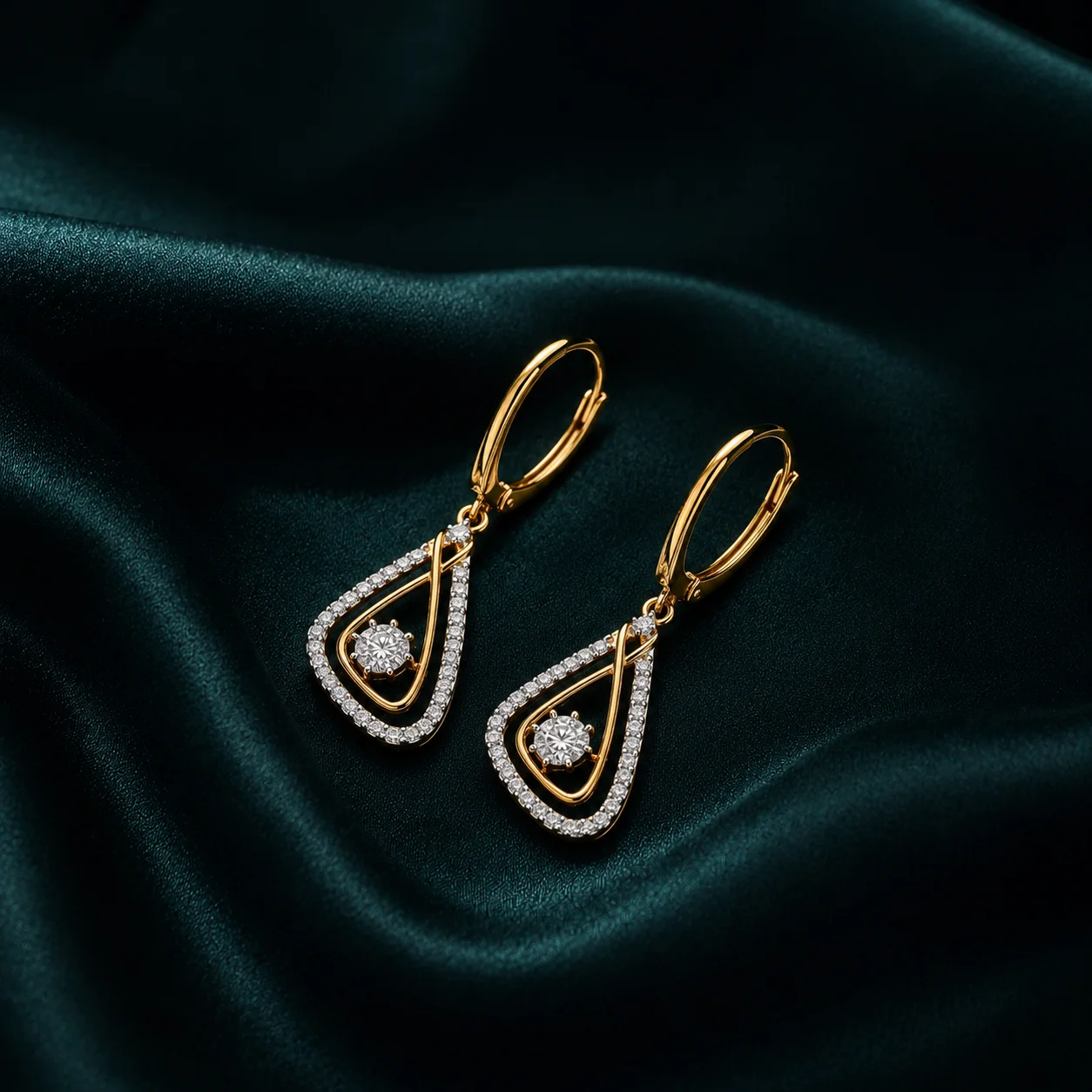 Infinity Dewdrop Earrings