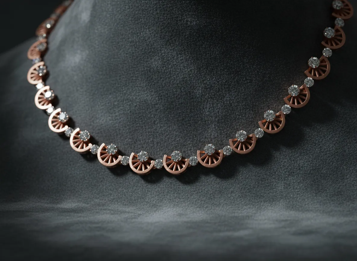 Solvéra Curve Necklace