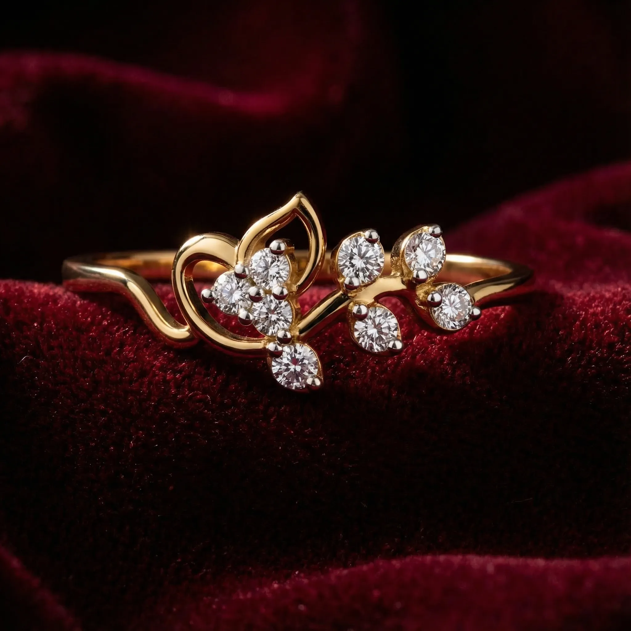 The Gilded Vine Ring