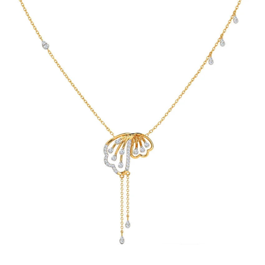 Cascade Bloom Diamond Necklace