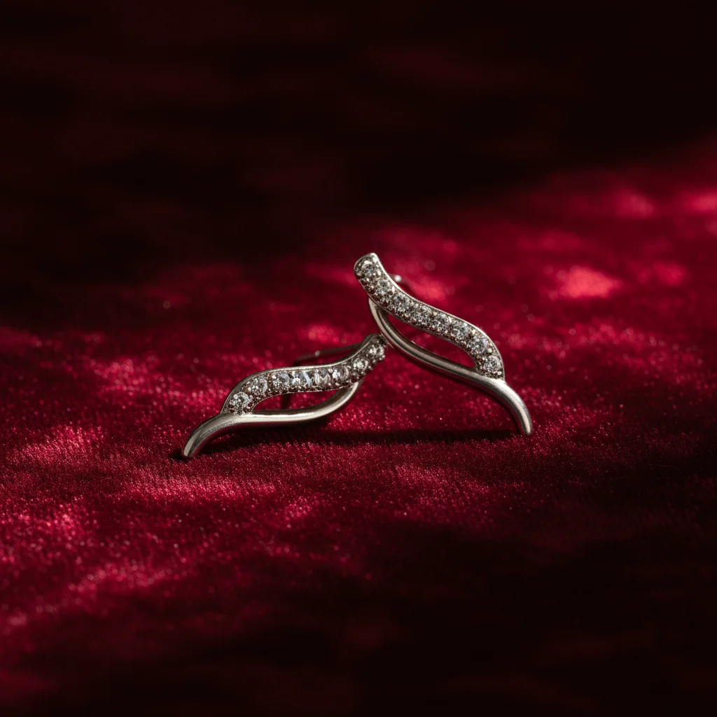 Riverbend Diamond Ear Climbers