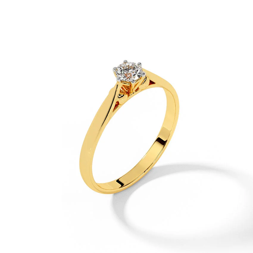 Heritage Gold Solitaire Ring