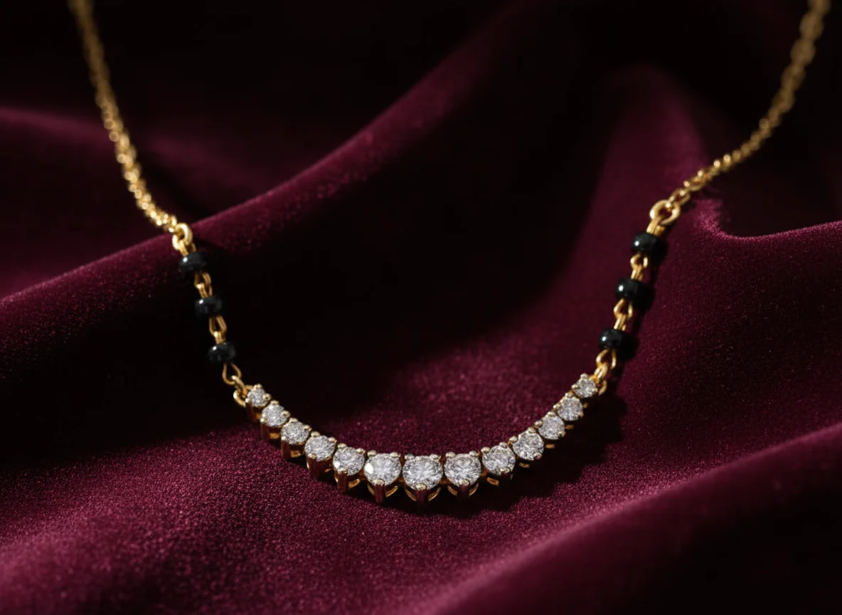 Eternal Vow Graduated Diamond Mangalsutra