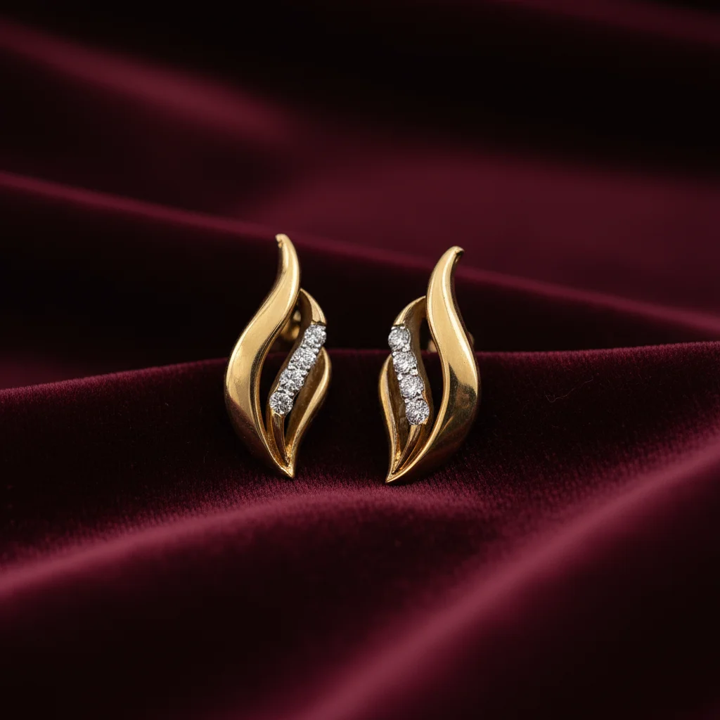 Ember Flame Diamond Studs