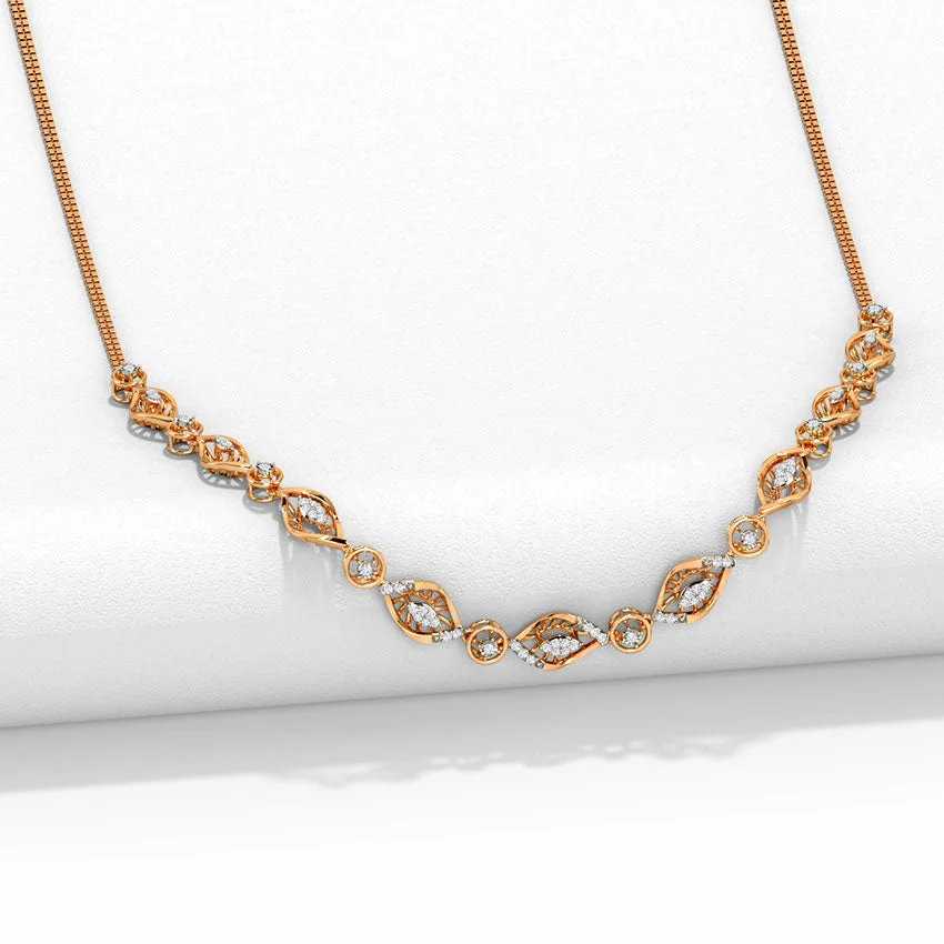 Marquise Glow Diamond Necklace