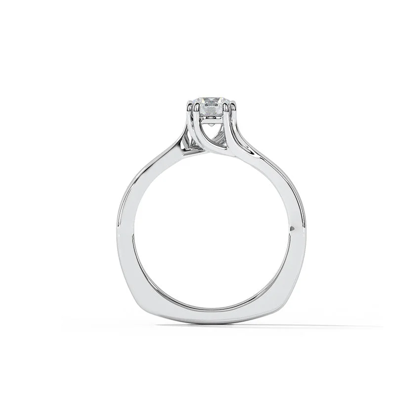 Serene Curve Diamond Ring