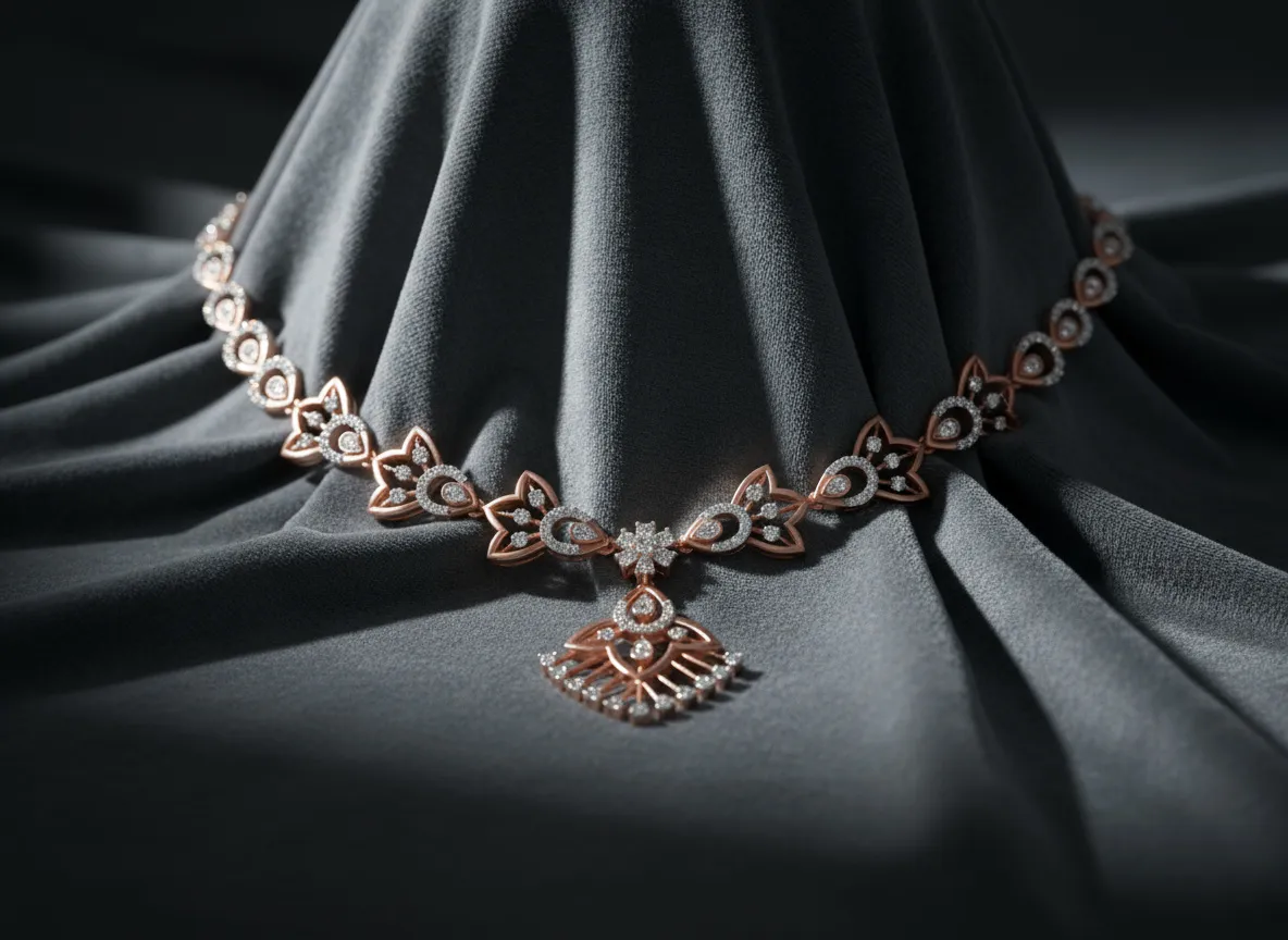 Aarohi Leaf Necklace