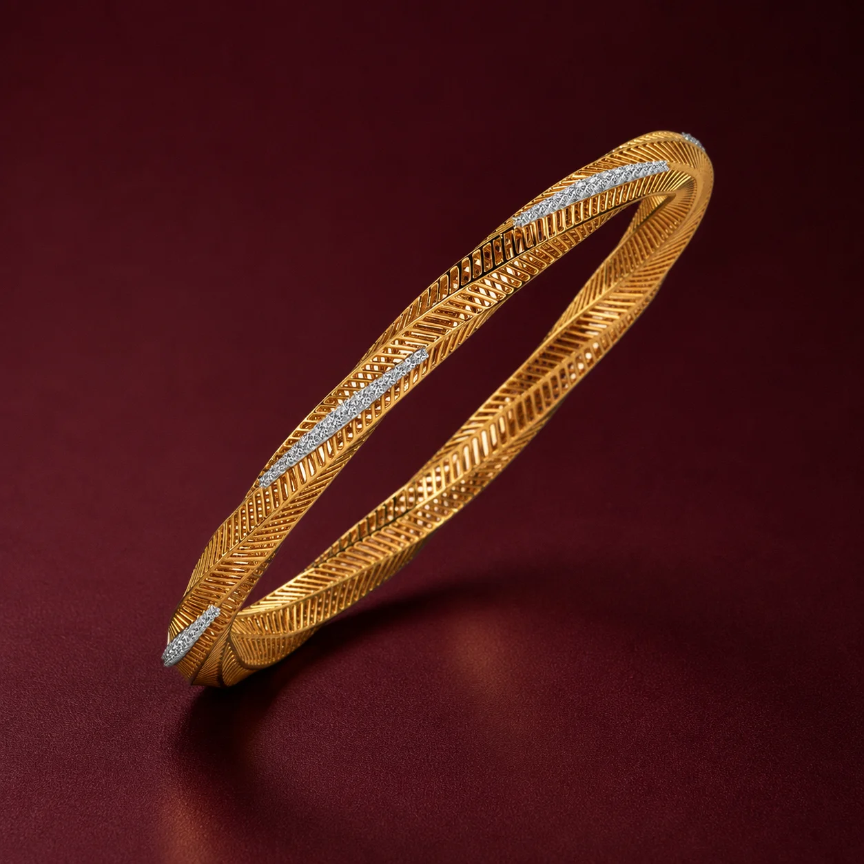 Lattice Radiance Diamond Bangle