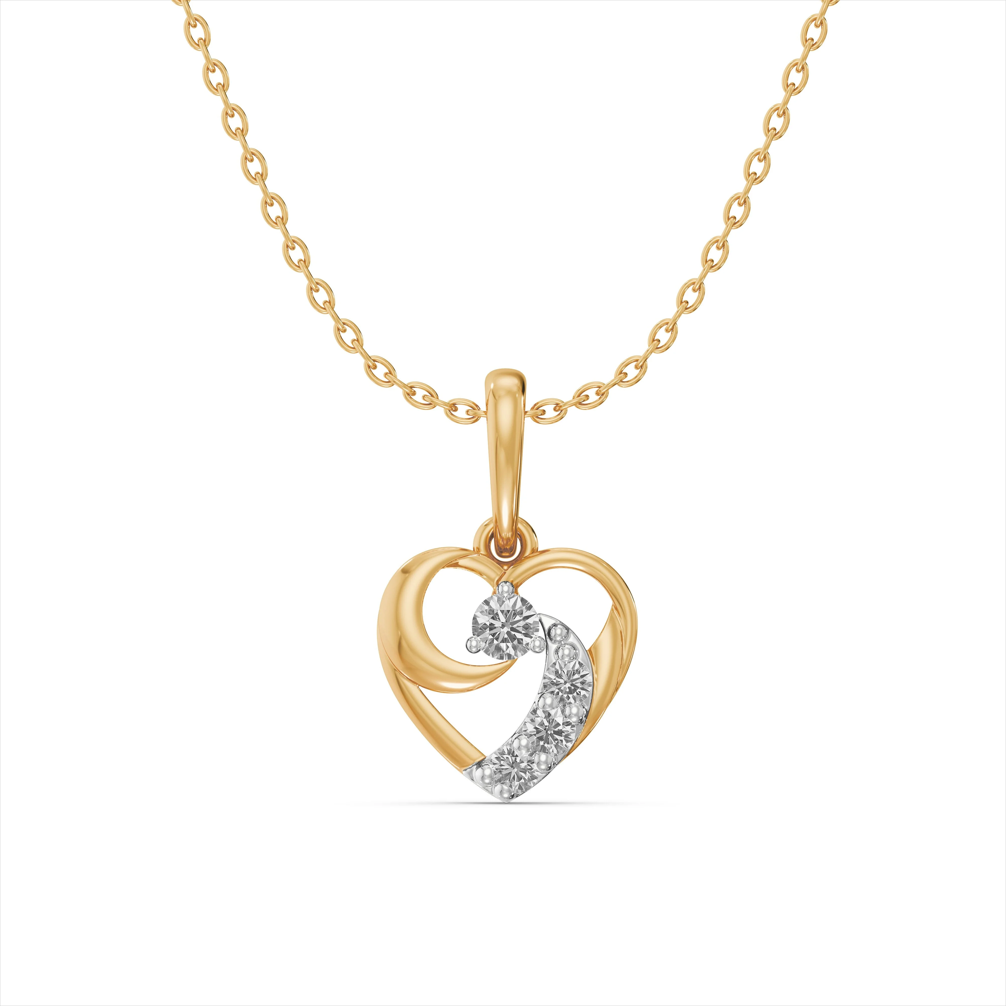 Heart of Grace Diamond Pendant