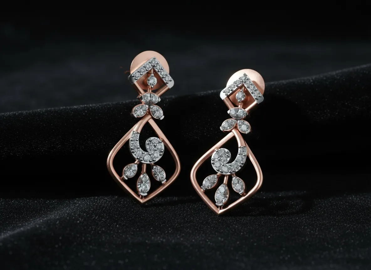 Grace Knot Diamond Earrings