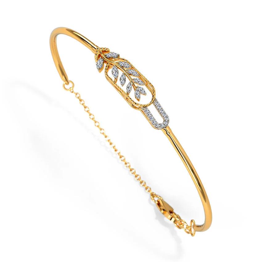 Aurelia Leaf Link Bracelet