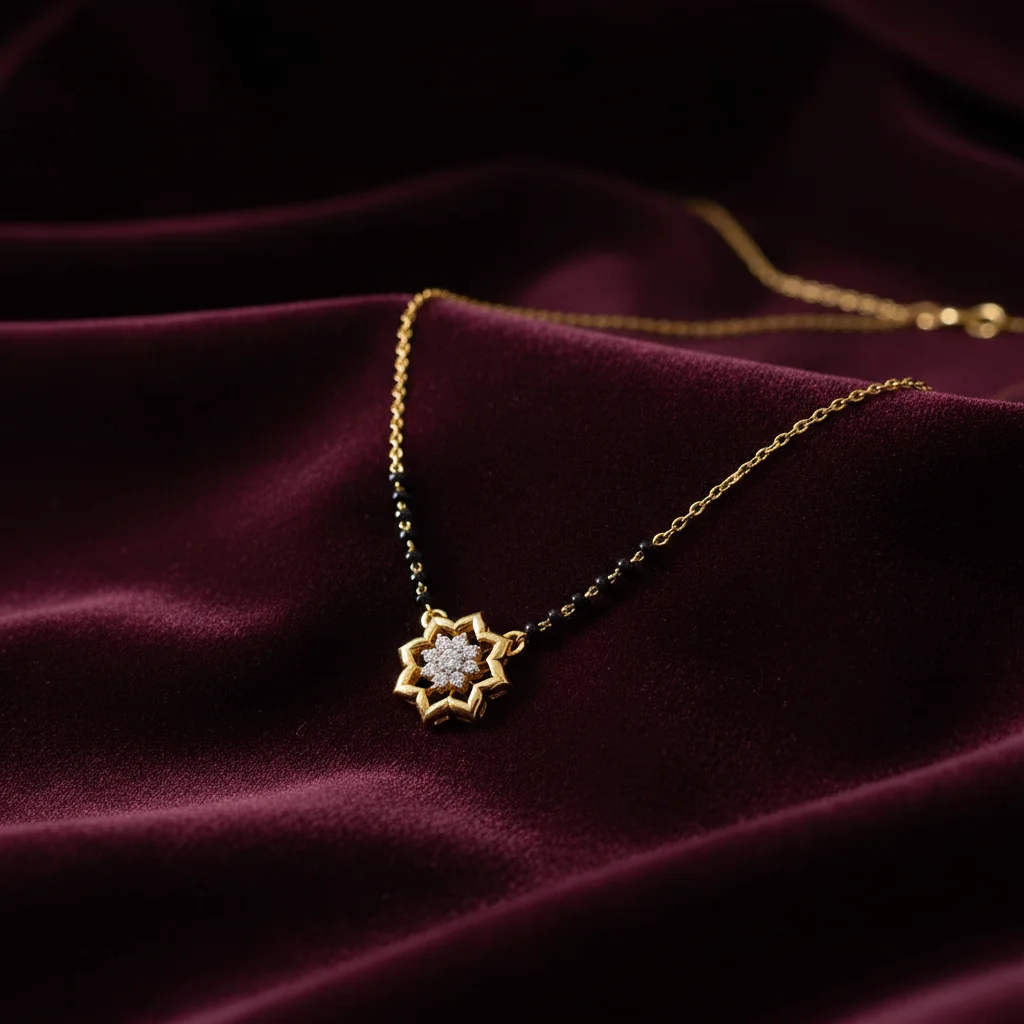 Astra Floral Mangalsutra 