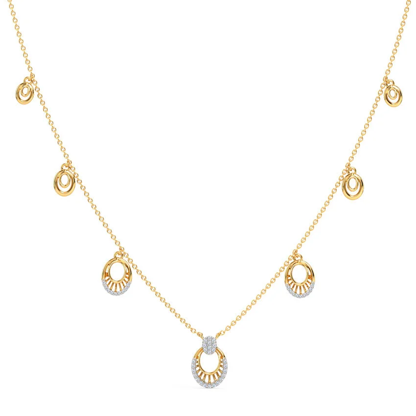 Opaline Grace Diamond Necklace