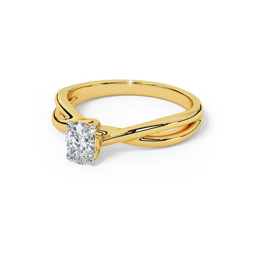 Harmony Twist Engagement Ring