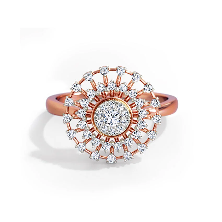 Majestic Halo Diamond Ring