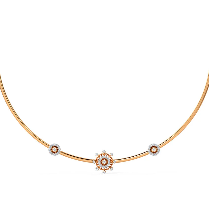 Solstice Halo Diamond Choker