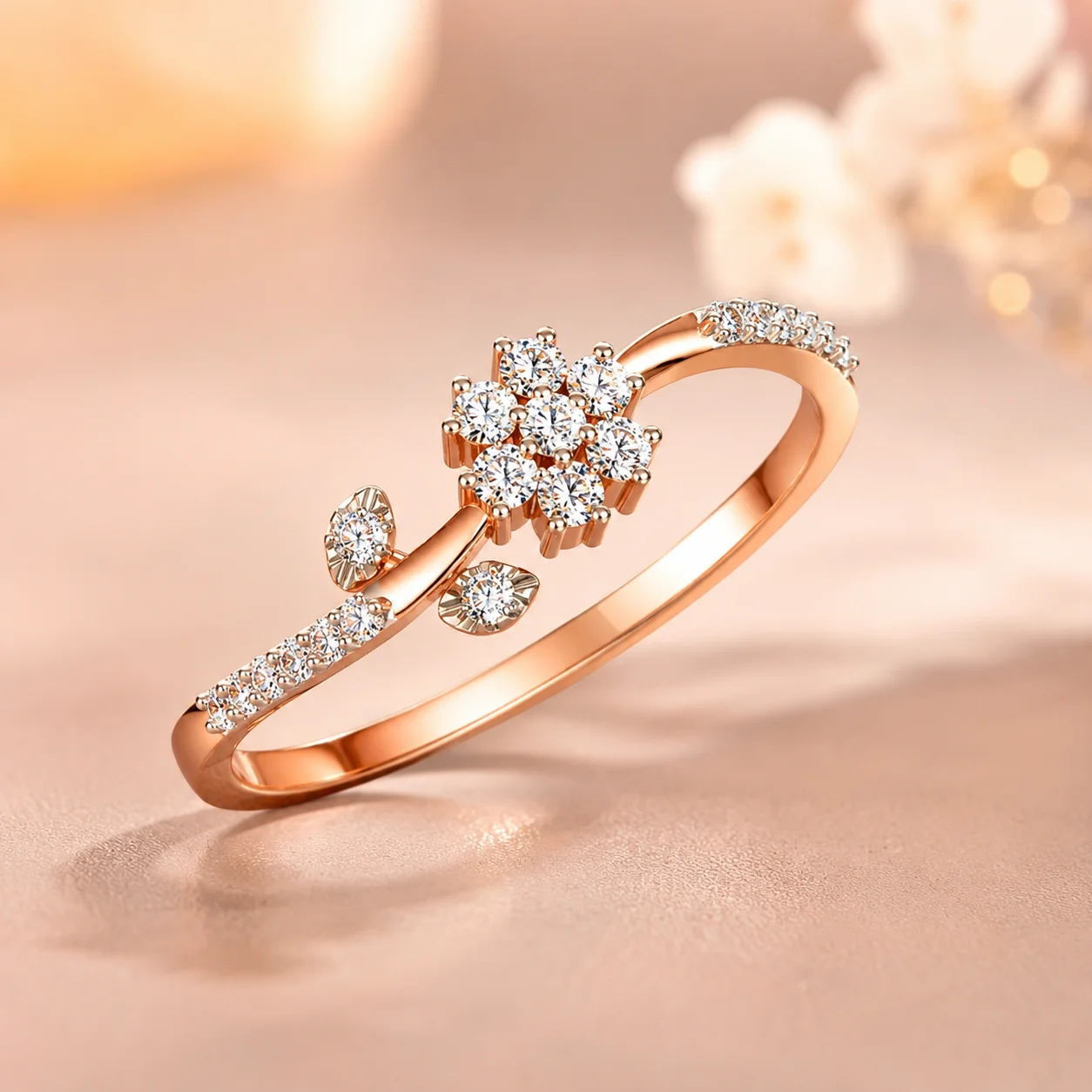 Blossom Grace Diamond Ring