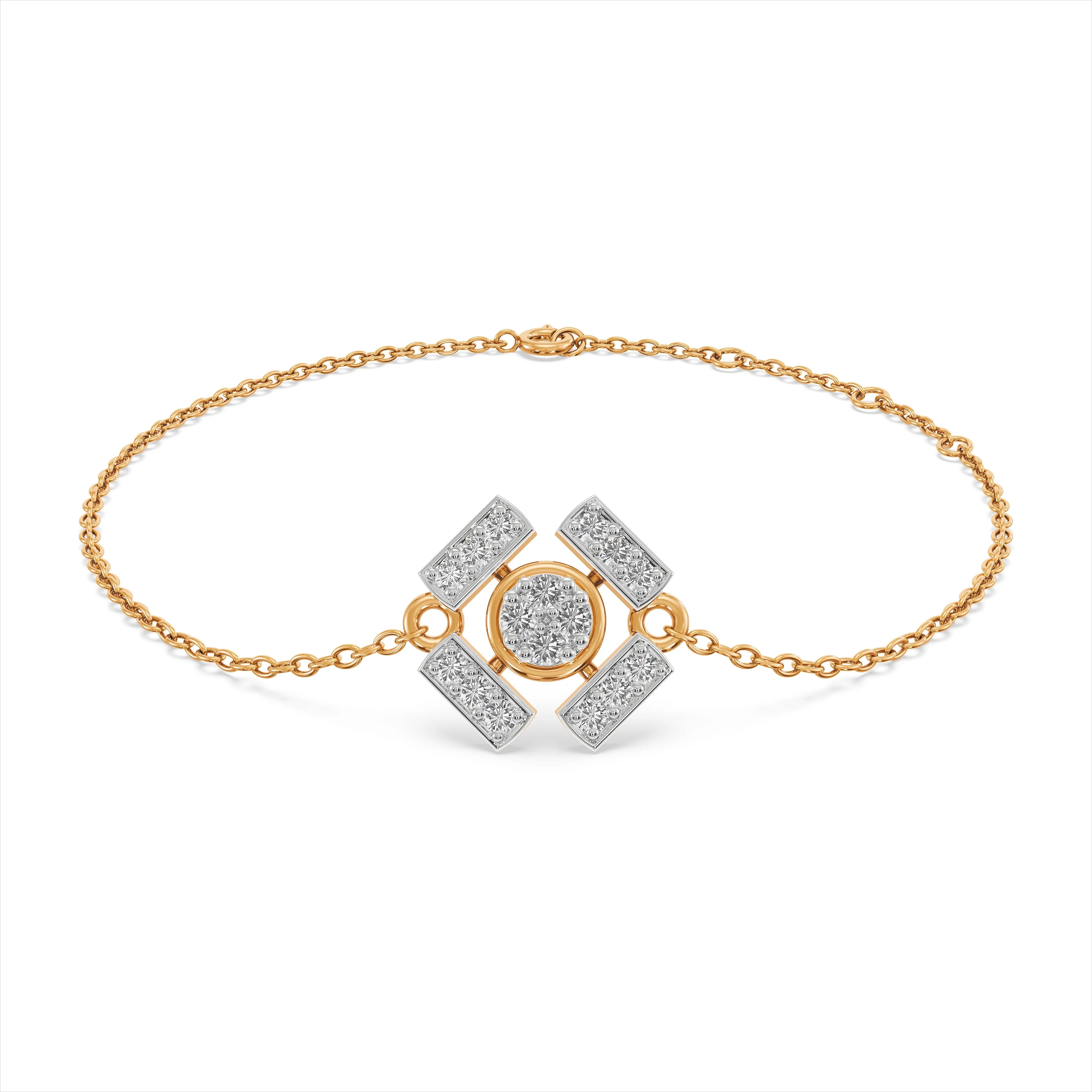 Nova Axis Diamond Bracelet