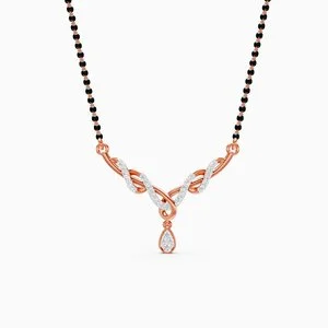 Twisted Harmony Diamond Mangalsutra