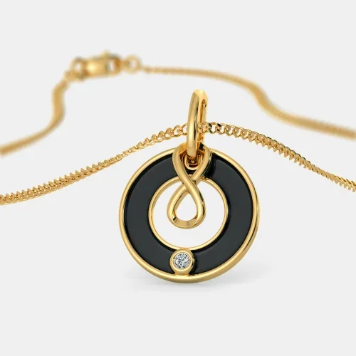 Eclipse Infinity Diamond Pendant