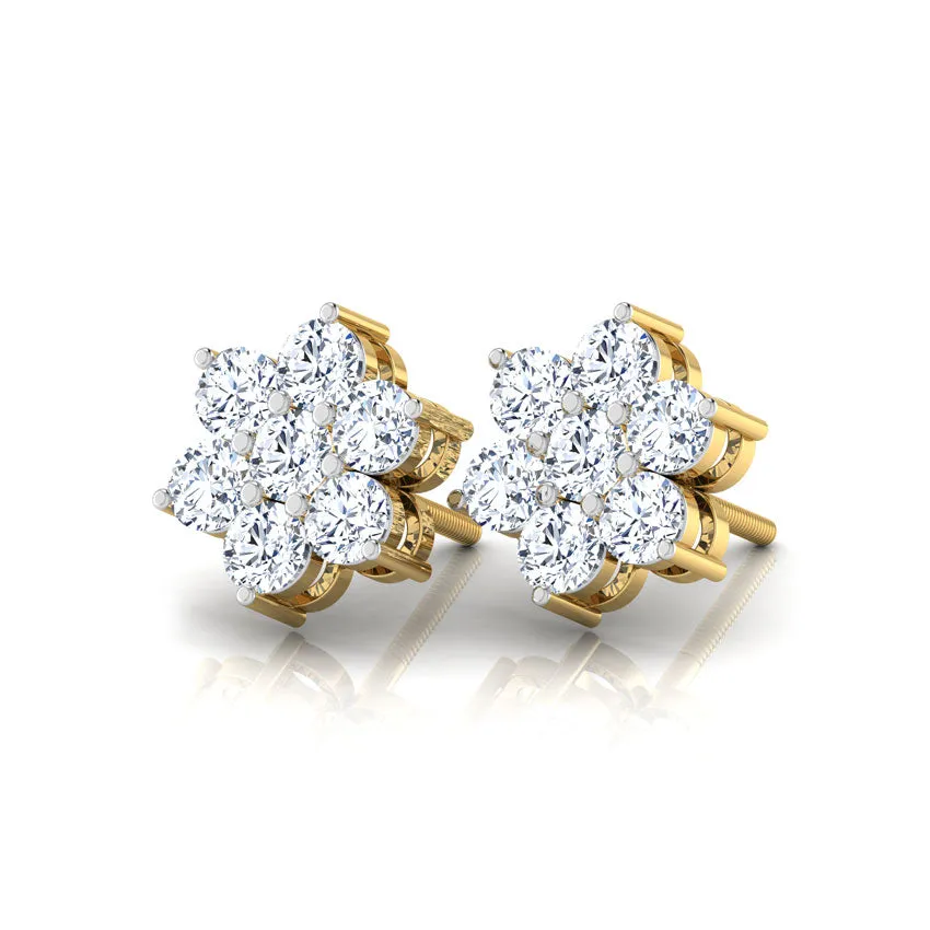 Eternal Bloom Cluster Studs Earring