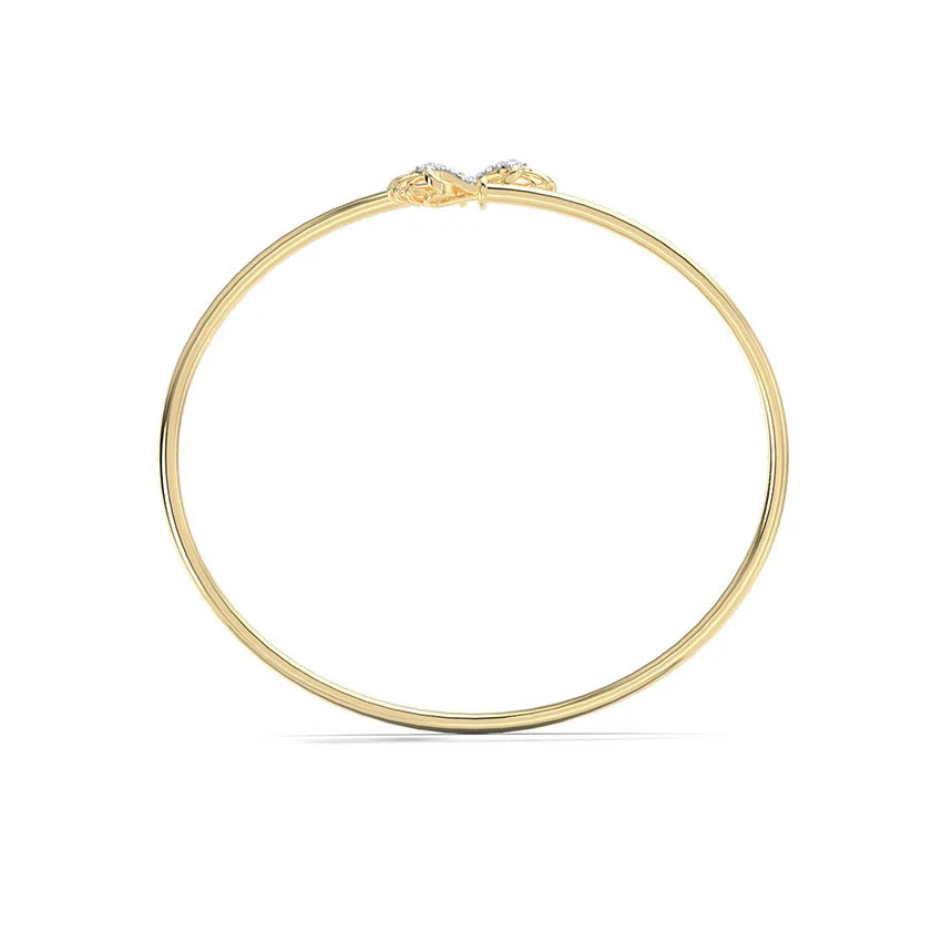 Twin Bloom Elegance Bangle